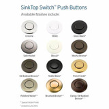 InSinkErator SinkTop Air Switch Push Button in Biscuit - 73274B