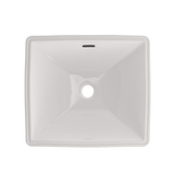 TOTO Legato Rectangular Undermount Bathroom Sink with CeFiONtect - Colonial White - LT624G#11