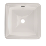 TOTO Connelly Square Undermount Bathroom Sink with CeFiONtect - Colonial White - LT491G#11