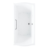 Toto Acrylic Airbath Clayton 032 Cotton CP Grab Bar R Blower