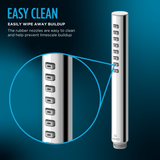 Toto G Series Cylindrical Single Spray 1.75 GPM Handshower with COMFORT WAVE Technology, Brushed Nickel - TBW02016U4#BN