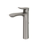 Toto GO 1.2 GPM Single Handle Vessel Bathroom Sink Faucet with COMFORT GLIDE Technology, Brushed Nickel - TLG01307U#BN