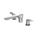 Toto GO Two-Handle Deck-Mount Roman Tub Filler Trim, Polished Chrome - TBG01201U#CP