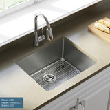 Elkay Crosstown 18 Gauge Stainless Steel 22-1/2" x 18-1/2" x 9" Single Bowl Undermount Sink Kit