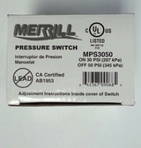 Merrill Manufacturing MPS3050 No-Lead Pressure Switch 30-50 psi