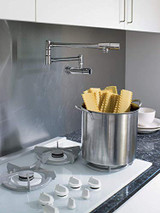 Hansgrohe 04059860 Allegro E Pot Filler Wall Mounted STEEL OPTIK