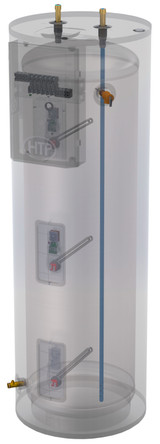 HTP Everlast Medium Duty 3 Element Commercial Electric Water Heater 80 Gallon