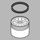 Delta RP18357PB Stream Straightener - Roman Tub in Polished Brass Finish