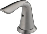Delta Lahara H238SS Metal Lever Handle Set - 2H Bathroom in Stainless Finish