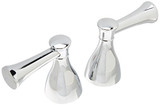Delta Lockwood H640 Metal Lever Handle Set - Roman Tub in Chrome Finish