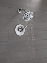 Delta Dorval H566BL Handle - 1L Volume FM Tub Filler/ 14S in Matte Black Finish