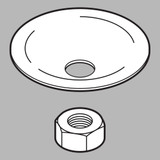 Delta 134 / 100 / 300 / 400 Series RP22289 Nut & Washer - Kitchen