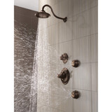 Delta Universal Showering Components RP34355RB Premium 3-Setting Shower Head in Venetian Bronze Finish