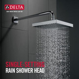 Delta Universal Showering Components RP50841 Single-Setting Raincan Shower Head in Chrome Finish