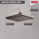 Delta Universal Showering Components RP53496 Single-Setting Raincan Shower Head in Chrome Finish
