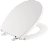 Delta Morgan 800903-WH Round Front Standard Close Toilet Seat in White Finish