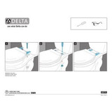 Delta Sanborne 800902-WH Round Front Standard Close Toilet Seat in White Finish