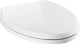 Delta Wycliffe 811901-WH Elongated Slow-Close Toilet Seat in White Finish