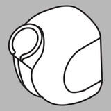 Delta RP33094 Wall Mount Bracket - Hand Shower in Chrome Finish