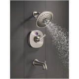 Delta RP6025PNPR Shower Flange in Lumicoat Polished Nickel Finish