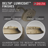 Delta RP6023CZPR Shower Arm in Lumicoat Champagne Bronze Finish