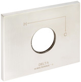 Delta RP51036SS Escutcheon Kit - Tub & Shower in Stainless Finish