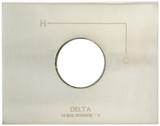 Delta RP51036SS Escutcheon Kit - Tub & Shower in Stainless Finish