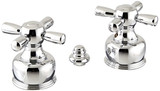 Delta NeoStyleOld H26 Metal Cross Handle Set in Chrome Finish