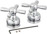 Delta NeoStyleOld H46 Metal Cross Handle Set in Chrome Finish