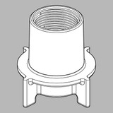 Delta RP31845 Thick Tile Mounting Kit