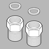 Delta RP18145 Adapters & Gaskets (2)