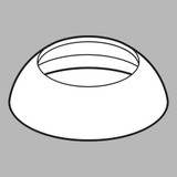 Delta RP54972SS Bonnet Cap - 1H Bathroom in Stainless Finish