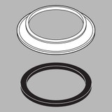 Delta RP23092 Spout Base w/ Gasket in Chrome Finish