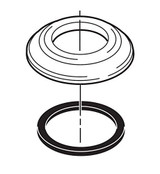 Delta RP23092 Spout Base w/ Gasket in Chrome Finish