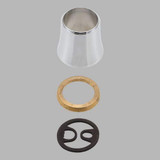 Delta Waterfall Pullouts RP32544 Sleeve, Base & Gasket in Chrome Finish