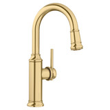 Blanco 442983: Empressa Collection Pull-Down Bar Faucet 1.5 GPM - Satin Gold