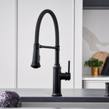 Blanco 443022: Empressa Collection Semi-Pro Kitchen Faucet 1.5 GPM - Matte Black