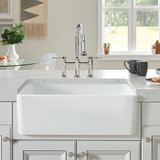 Blanco 525010: Cerana Collection 30" Apron Single Bowl Farmhouse Sink - White