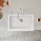 Blanco 526541: Vintera Collection 30" Super Single Apron Farmhouse Sink - White
