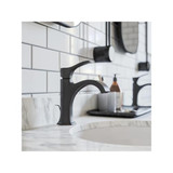 hansgrohe 04810670 Locarno Single-Hole Faucet 110 with Pop-Up Drain, 1.2 GPM in Matte Black