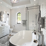 Hansgrohe 04818830 Locarno Freestanding Tub Filler Trim with 1.75 GPM Handshower in Polished Nickel