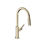 Hansgrohe 04852830 Locarno High Arc Kitchen Faucet, 2-Spray Pull-Down, 1.75 GPM in Polished Nickel