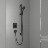 Hansgrohe 04969670 Vernis Blend Wallbar Set 100 Vario-Jet 24", 2.5 GPM in Matte Black