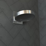 Hansgrohe 26232001 Rainfinity Shower Head 250 3-Jet with Wall Connector Trim, 2.5 GPM in Chrome