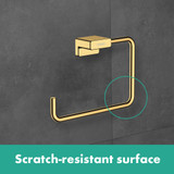 Hansgrohe 41754140 AddStoris Towel ring in Brushed Bronze