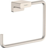 Hansgrohe 41754820 AddStoris Towel ring in Brushed Nickel