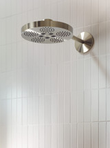 AXOR 48481821 ONE Shower Head 280 2-Jet with Shower Arm Trim, 2.5 GPM in Brushed Nickel