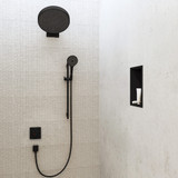 hansgrohe 56057670 XtraStoris Original Wall Niche with Integrated Frame 12"x 6"x 4" in Matte Black