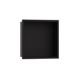 hansgrohe 56061670 XtraStoris Original Wall Niche with Integrated Frame 12"x 12"x 4" in Matte Black