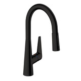 Hansgrohe 72813671 Talis S High Arc Kitchen Faucet, 2-Spray Pull-Down, 1.75 GPM in Matte Black